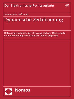 cover image of Dynamische Zertifizierung